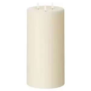 Image of Luxe Collection Natural Glow 6 x 12 LED Ivory Candle