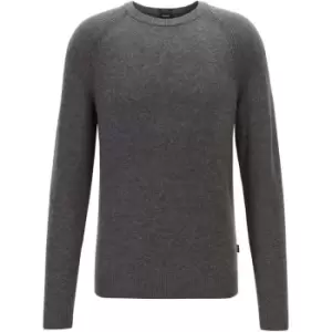 Image of Boss Banilo Knit Jumper - Grey