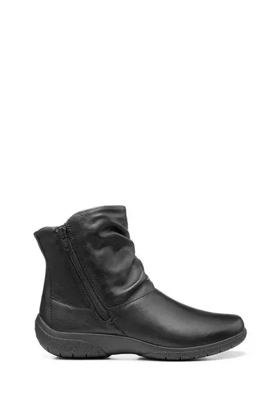 Image of Hotter Wide Fit 'Whisper' Ankle Boots Black
