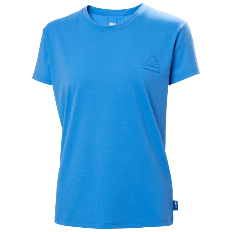 Image of Helly Hansen Womens T-Shirt Helly Hansen Skog Graphic Bleu Female S