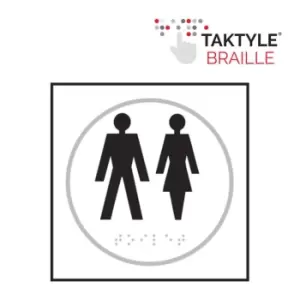 Image of Gentlemen/Ladies Graphic - Taktyle (150 x 150mm)
