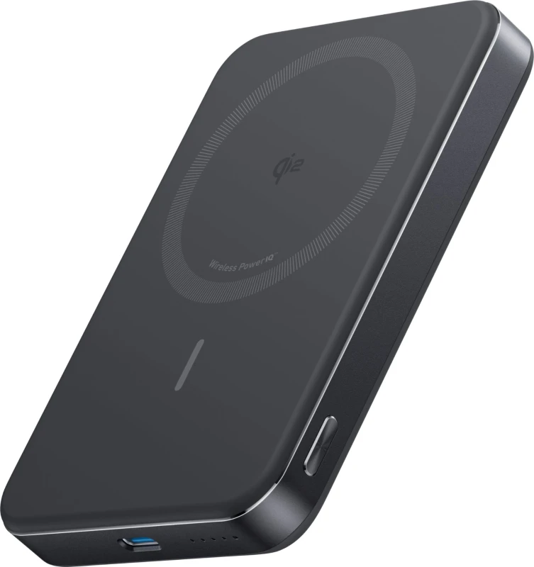 Image of Anker MagGo Wireless Power Bank (10K, Slim) 10000mAh - Black