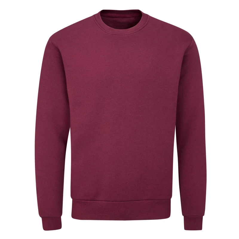 Image of Mantis Mens Essential Sweatshirt in Burgundy Size: XS Burgundy Male XS