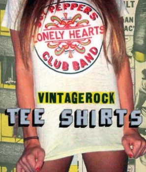 Image of Vintage Rock T-Shirts by Johan Kugelberg Paperback