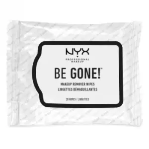 Image of NYX Professional Makeup Be Gone! Makeup Remover Wipes 20pcs