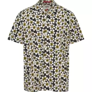 Image of Tommy Jeans Tjm Aop Nyc Grown Daisy Shirt - Black