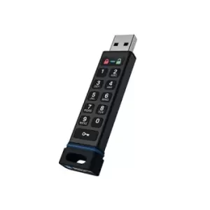 Image of SecureUSB KP Hardware Encrypted USB 3.0 16GB Flash Drive FIPS 140-2 Level 3 Validated SU-KP-BL-16