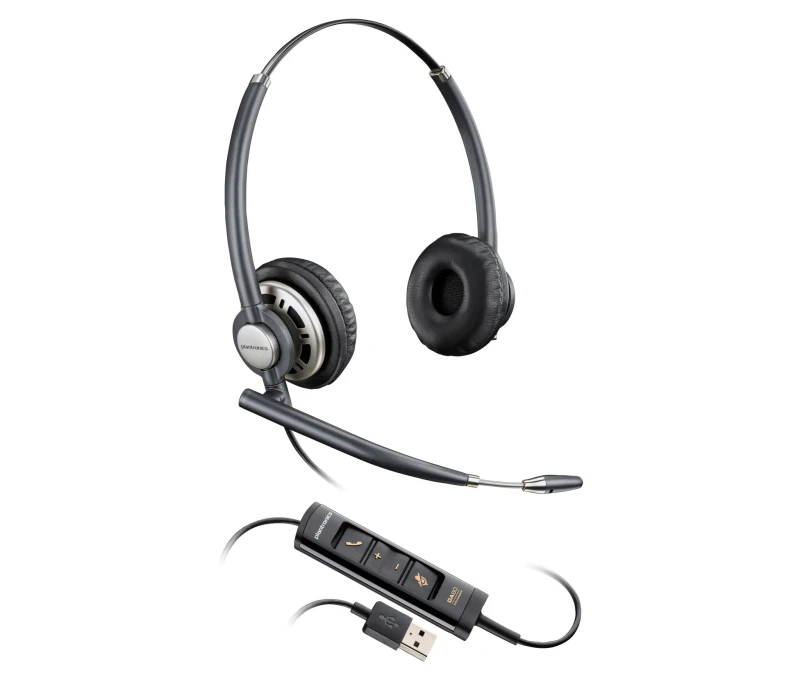 Image of Poly Poly EncorePro 725 USB-A Stereo Headset TAA 783M6AA