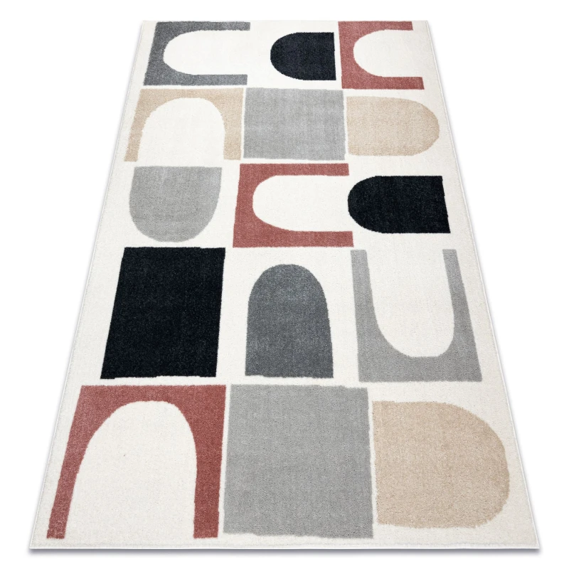 Image of RugsX Fusion Rug in White Size: 160cm x 220cm White Unisex 160cm x 220 cm