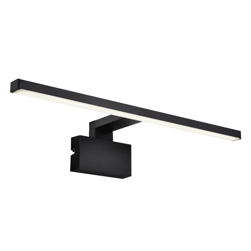 Image of Nordlux Marlee Indoor Wall Light Black Metal Intergrated LED 25, 000hrs - Mains Powered, IP44 Black Unisex