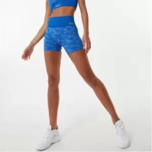 Image of Everlast Seamless Camo Cycling Shorts - Cream