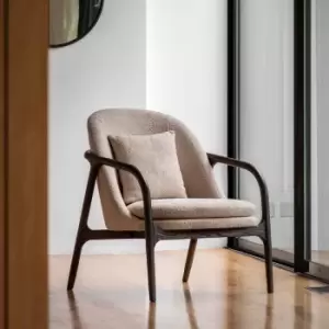 Image of Gallery Direct Kadey Armchair Taupe 680X840X830Mm