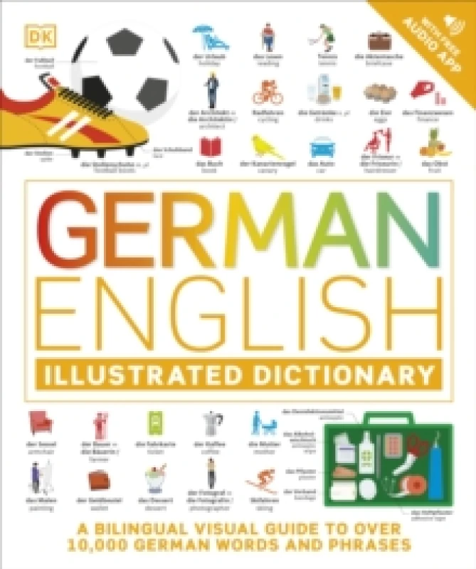 Image of German English Illustrated Dictionary. Paperback Books