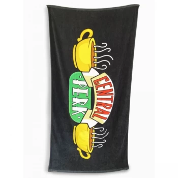Image of Friends Central Perk Logo Towel 75cm x 150cm
