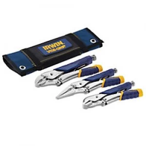 Image of Vise-grip Plier Set T76KBT Steel Silver, Blue, Yellow Pack of 3