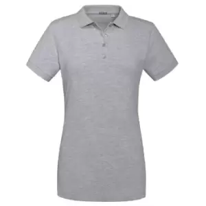 Image of Russell Womens/Ladies Tailored Stretch Polo (L) (Light Oxford)
