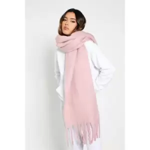 Image of I Saw It First Soft Touch Oversized Tassel Scarf - Pink