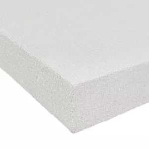 Image of Helena Springfield Ava/Elsa Double Fitted Sheet, Stone & Charcoal