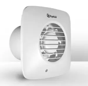 Image of Xpelair DX100PIRS Square PIR Control Extractor Fan with Wall Kit - 93030AW