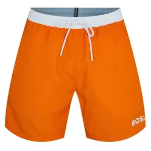 Image of Boss Starfish Swim Shorts - Orange