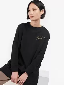 Image of Barbour International Blanca Overlayer - Black, Size 8, Women