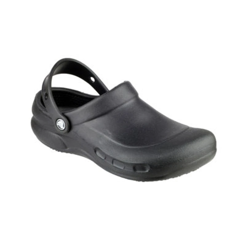 Image of Crocs Unisex Bistro Slip Resistant Work Clogs Black W6/M5