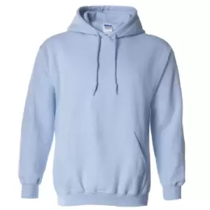 Image of Gildan Heavy Blend Adult Unisex Hooded Sweatshirt / Hoodie (M) (Light Blue)