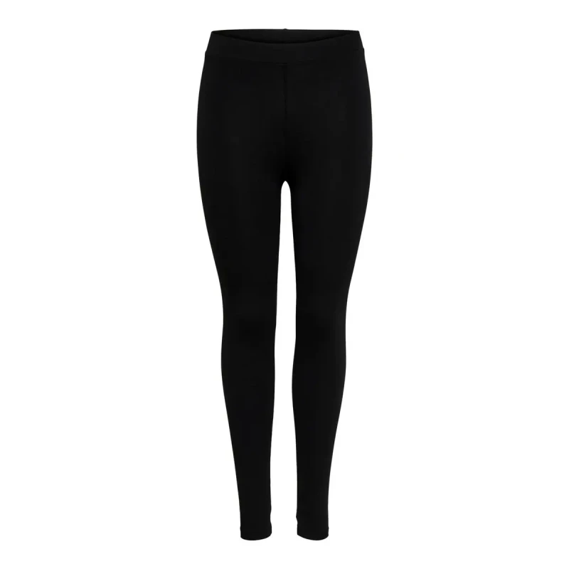Image of Only Cotton-Blend Leggings Black female
