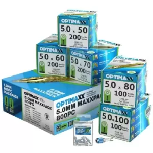 Image of Optimaxx - 5mm Maxxpack - 800 pieces - Yellow