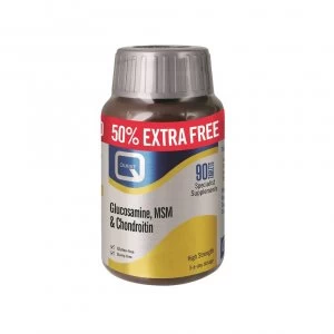 Image of Quest Vitamins Glucosamine & MSM & Chondroitin Tabs 90 (P601651)