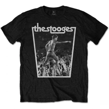 Image of Iggy & The Stooges - Crowdwalk Mens Medium T-Shirt - Black