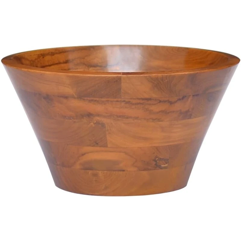 Image of VIDAXL Basin Solid Teak Wood Φ40x20cm Vidaxl 8720286326657