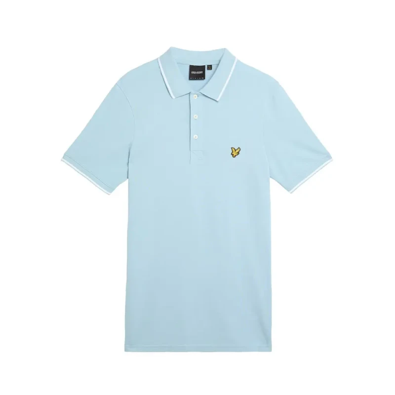 Image of Lyle & Scott Polo shirt Lyle & Scott Bleu Male L