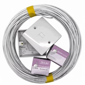 Image of Zexum Telephone Cable Kit - 10 meters