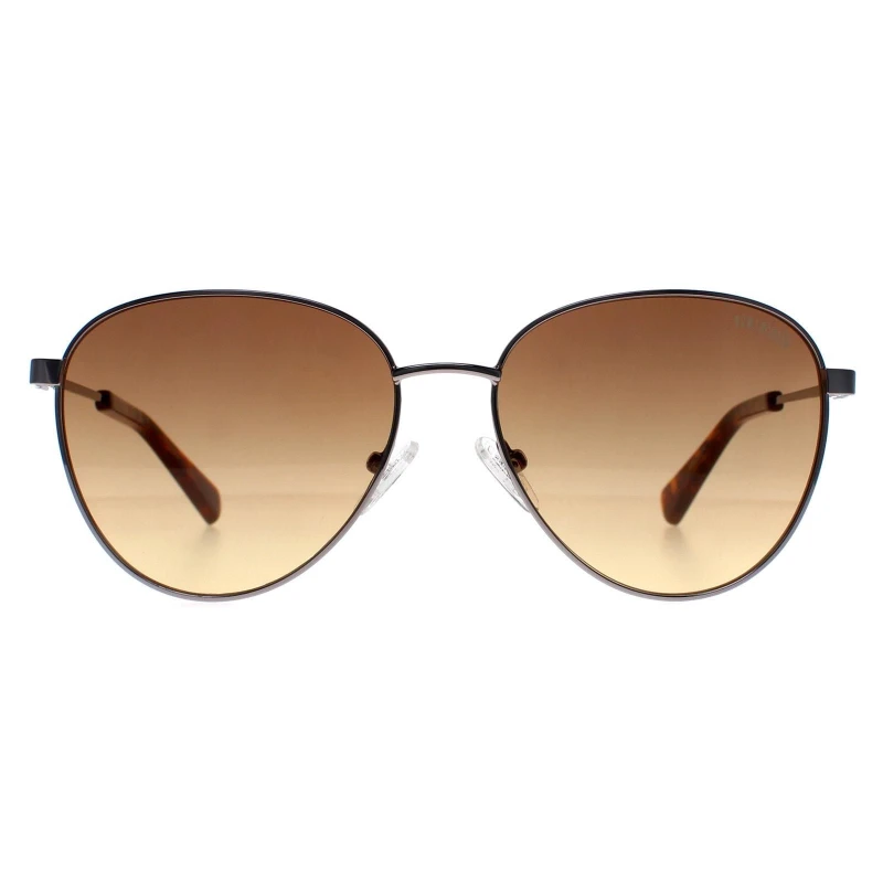 Image of Guess Round Shiny Light Nickeltin Brown Gradient GU8257 Grey