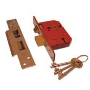 Image of Union Fire Rated BS3621 5 Lever Sashlock Keyed Alike
