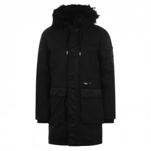 Image of Diesel Parka Jacket - Black 900