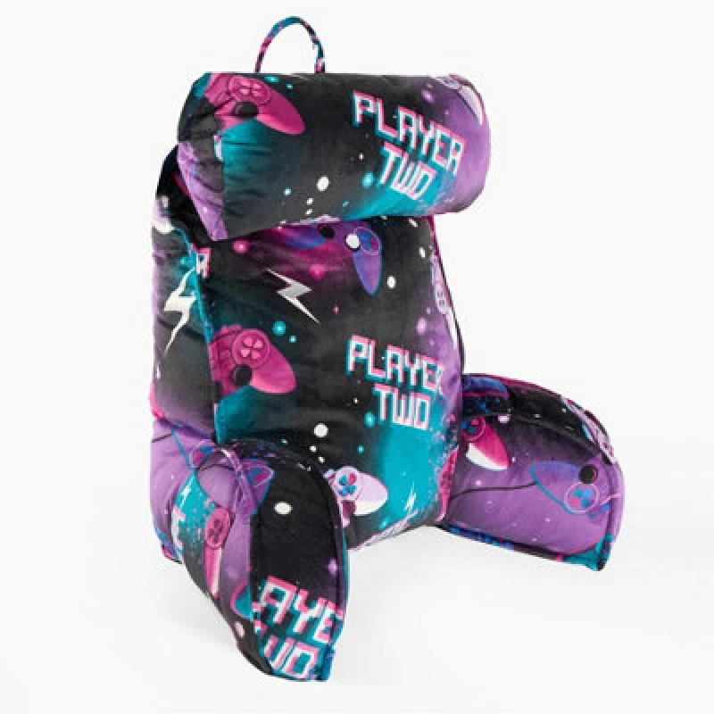 Image of OHS OHS Cuddle Cushion Back Lumbar Support Head Rest Bed Reading Pillow Arms in Purple Purple One Size Unisex 5027434224593