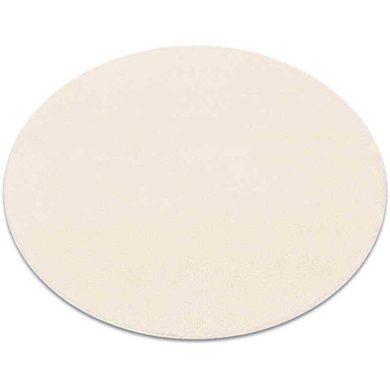 Image of RugsX Modern Washing Carpet Lindo Circle Cream, Anti-Slip, Shaggy Circle 100 Cm