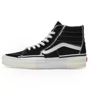Image of Vans Sk8-Hi, Black/True White, size: 8, Unisex, Trainers, VN0005UK6BT1