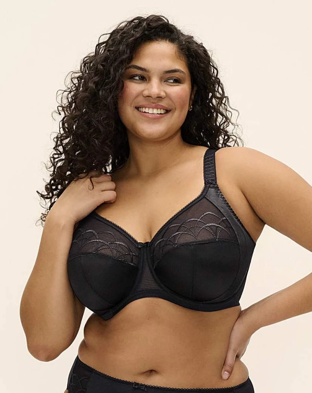 Image of Elomi Elomi Cate Full Cup Wired Bra Black - Elomi - Size: 42E Black Female 42E CN76108