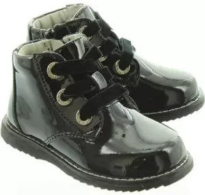 Image of Lelli Kelly Patent Camille Boot - Black Patent