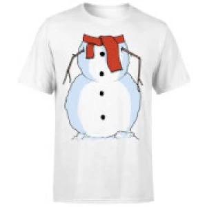 Image of Snowman T-Shirt - White - 3XL