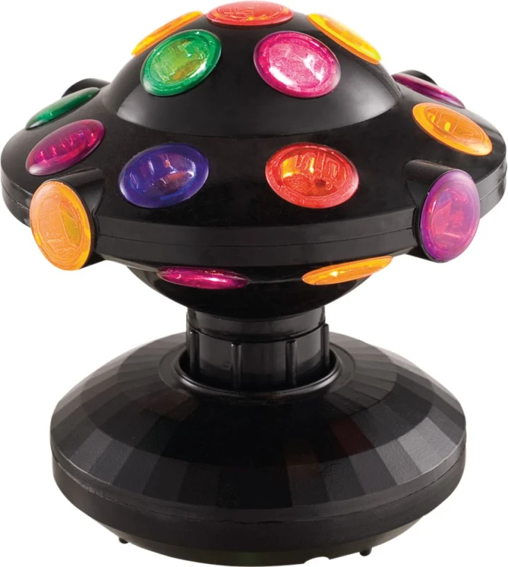 Image of Cheetah 20cm Multi Colour Rotating Spinning LED Bright Disco Party Super Ball ELV-519096