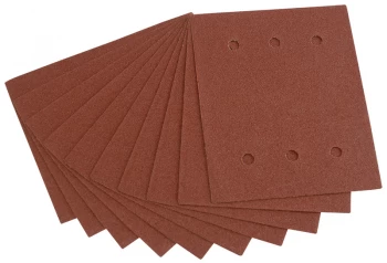 Image of Draper Punched 1/4 Sanding Sheets 115mm x 145mm 100g Pack of 10