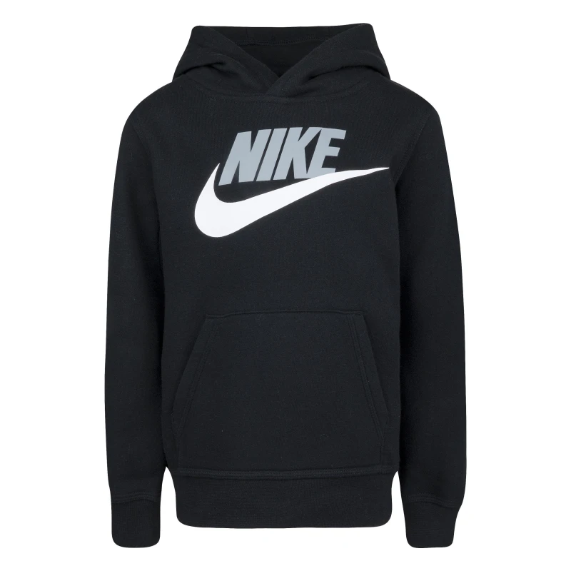 Image of Nike Club Hybrid Pull Over Hoodie Infant Boys OTH Hoodies 2-3 Yrs Black 31206703125