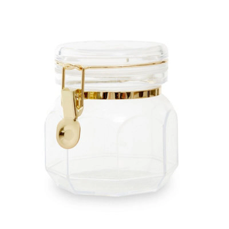 Image of Premier Housewares Maison by Premier Gozo Hexagon Canister Clear unisex