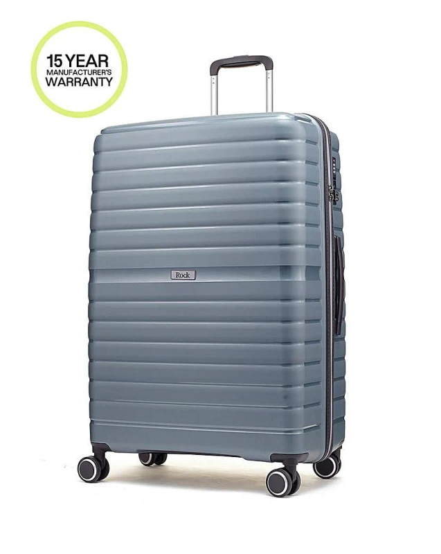Image of Rock Luggage Hydra Lite VZ9PY Large Blue Suitcase
