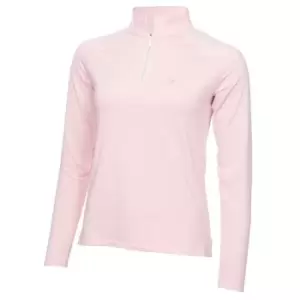 Image of Calvin Klein Golf Long Sleeve Zip Top - Pink