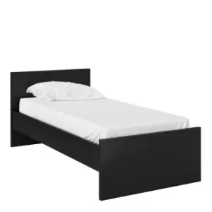 Image of Naia Single Bed 3ft (90 X 190) In Black Matt